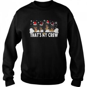 Thats My Crew Hovi Puppies Christmas Xmas Yard Dog Hovawart Sweatshirt